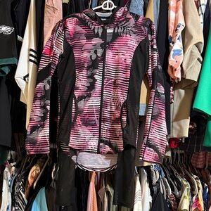 Women's Pink and Black sweatsuit